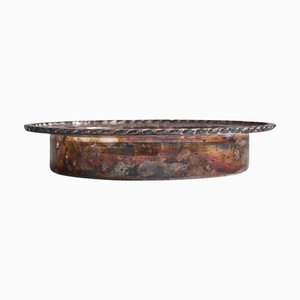 Bowl in Patinated Silver by Kisho, 1960s