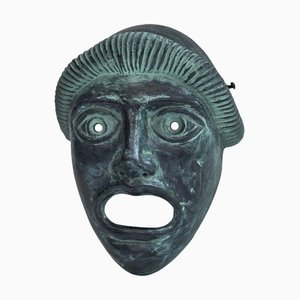 Masque Décoratif Mid-Century de Limburg, Grèce, 1960s