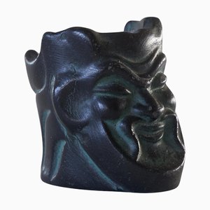 Bucchero Ceramic Pencil Holder attributed to Gio Ponti for Carlo Alberto Rossi, 1960s