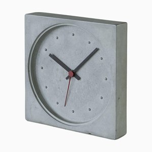 Kuno Prey Concrete Clock by Danese Milano, 1986