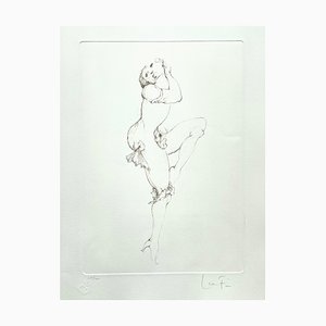 Leonor Fini, Composition Figurative, 20e Siècle, Lithographie sur Papier Arches