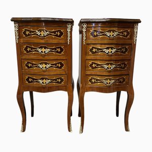 Tables de Chevet Fabulous Marquetry, Set de 2
