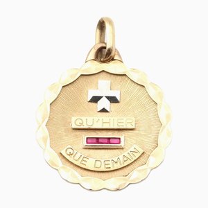 Large Augis Love Medal Pendant