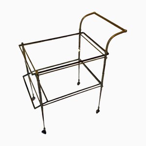 Vintage Serving Table in Faux Bamboo by Ico & Luisa Parisi, 1950