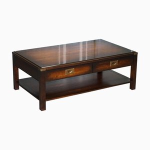 Vintage Military Campaign Brass Coffee Table