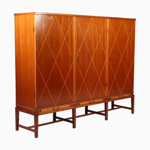 Swedish Sideboard in Mahogany and Maple, 1940s