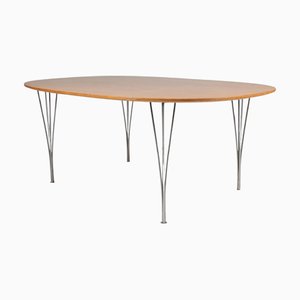 Dining Table in Rosewood attributed to Arne Jacobsen for Fritz Hansen, 1980s