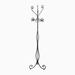 Vintage Wrought Iron Floor Coat Hanger, 1970s