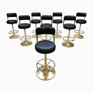 Tabourets de Bar par Börje Johanson, Suède, 1960s, Set de 8