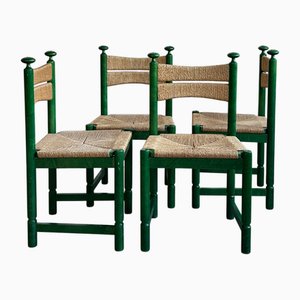 Mid-Century Modern Scandinavian Dining Chairs by Ilmari Tapiovaara for Asko, 1960s, Set of 4