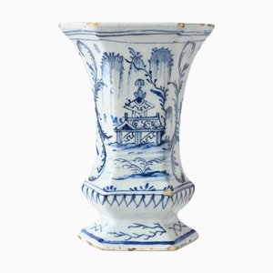 18th Century Delft Blue Vase, 1700s