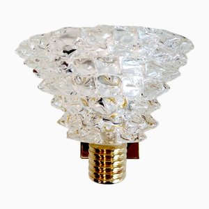 Mid-Century Moderne Wandlampe aus Muranoglas, 1980er