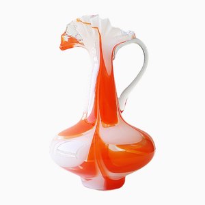 Vase Art Vintage en Verre, Italie, 1970s