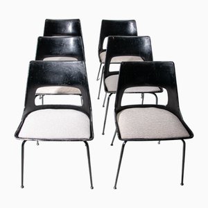 Vintage Danish Chairs by Kay Korbing for Fibrex, 1970, Set of 6