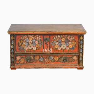 Folk Art Brautkommode, 1885