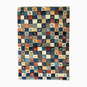 Hand-Knotted Gabbeh Nomadic Rug