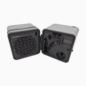 Radio TS505 cubo argentato di Marco Zanuso e Richard Sapper per Brionvega, anni '90