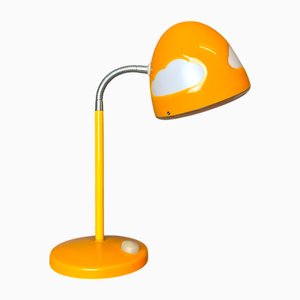Lampe de Bureau Col de Cygne Orange par Henrik Preutz pour Ikea, 1990s