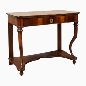 Table Console 19ème Siècle en Noyer, Italie