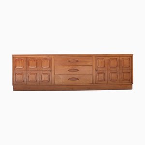 Vintage Graphic Teak Sideboard, 1960s