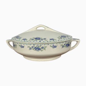 Small Marguerite Soup Tureen or Vegetable Dish from Sarreguemines U&C