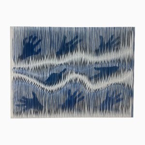 Sculptural Game of Hands Artwork, 2023, Fabric