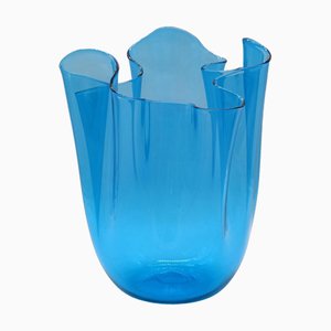 Fazzoletto Vase in Murano Glass by Fulvio Bianconi for Venini, Italy, 2003