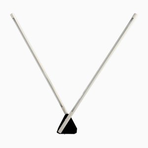 Weiße Sistema Flu Stehlampe von Rodolfo Bonetto für Luci Italia, 1980er