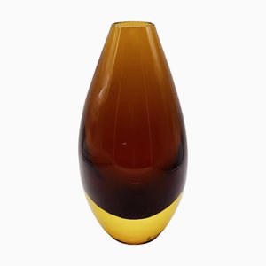 Submerged Murano Glass Vase by Flavio Poli for Seguso, Italy, 1950s