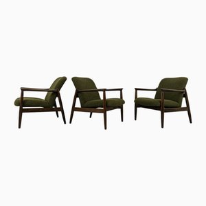 GFM-64 Armchairs by Edmund Homa, 1960s, Set of 3