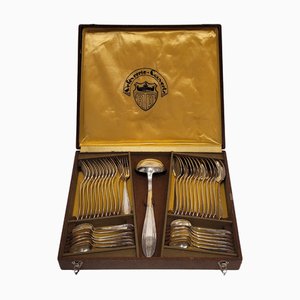 Versilbertes Besteck von Orfèvrerie-Couverts ATO, Frankreich, 19. Jh., 37 . Set