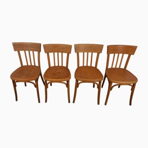 Bistro Chairs, 1960s, Set of 4