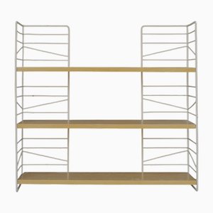 Unità di mensole Mid-Century di Kasje & Nils Nisse Strinning per String, Svezia, anni '60