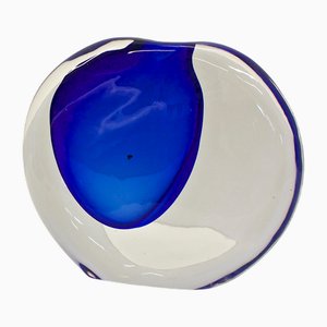 Jarrón de cristal de Murano de Da Ros para Cenedese, años 60