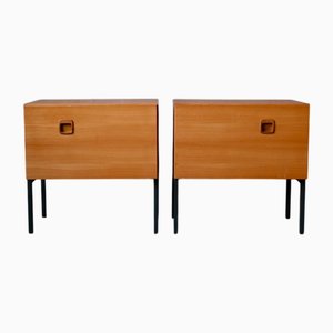 Scandinavian Modernist Bedside Tables, 1970s, Set of 2