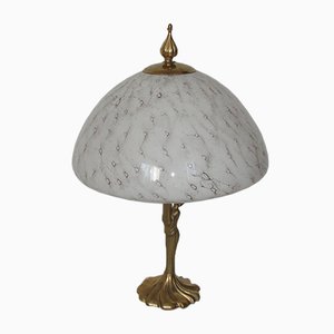 Vintage Modernist Bronze Lamp
