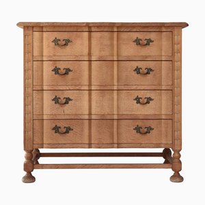 Scandinavian Modern Oakwood Chest of Drawers by Henry Kjærnulf, Denmark, 1960s