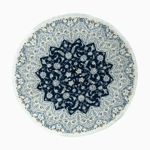 Middle Eastern Hand-Knotted Nain Rug, 2000s