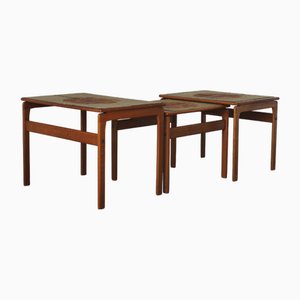 Teak Beistelltische von Trioh, 1960er, 3er Set