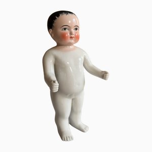 Biedermeier Badepuppe aus Porzellan, Deutschland, 1820er