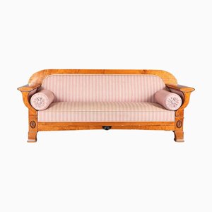 Schwedisches Biedermeier Sofa in Honigfarbe, 1890er