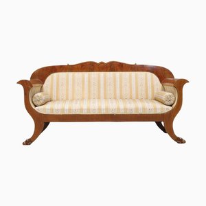 Biedermeier Swedish Sofa with Lion Feet, 1890s