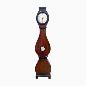 Antique Gustavian Biedermeier Swedish Mora Clock in Natural Ormolu, 1800s