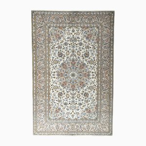 Middle Eastern Hand-Knotted Kashan Cork Rug