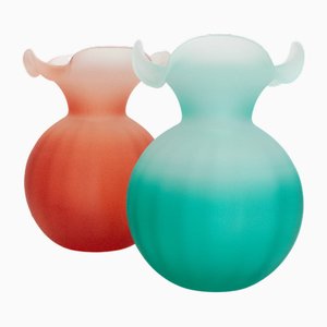 Italian Vases by Mariana Iskra for Ribes the Art of Glass, Set of 2