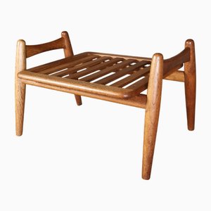 GE-240 Cigar Ottoman in Oak by Hans J. Wegner for Getama, Denmark, 1950s