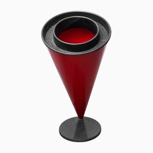 Portaombrelli conico di Angelo Cortesi Chiappa Gatto per Kartell, anni '80