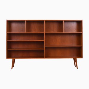 Libreria Mid-Century in teak, Danimarca, anni '60