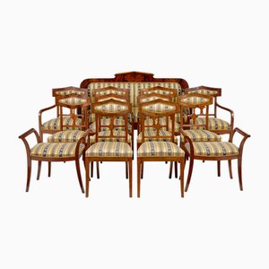 Early 20th Century 13 Piece Mahogany Salon Suite, 1920s, Set of 13