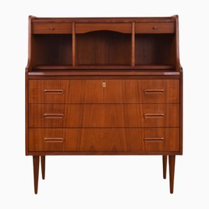 Secrétaire Mid-Century en Teck, Danemark, 1960s